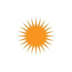 sun summer icon vector template design