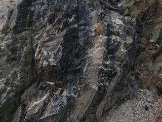 texture of chert rock in the nature. Chert is a sedimentary rock composed of microcrystalline or cryptocrystalline quartz, the mineral form of silicon dioxide.