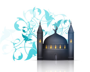 Culture religion Islam, eastern tradition. Ramadan holiday. Background vector.