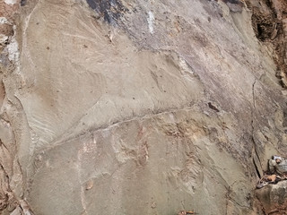 texture of shale stone in the nature. Shale sedimentary rock formation, Shale is often a red or gray rock made of mostly clay minerals.