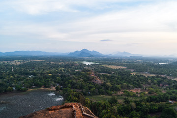 Fototapeta na wymiar View from Sigiriya Lion Rock, Sri Lanka