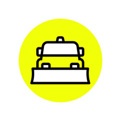 traffic signs and car vector icon design on white background Perfect for traffic signs