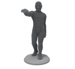 3d illustration of the muscle man anatomy
