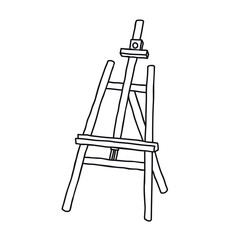 easel doodle icon
