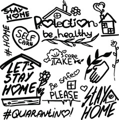 
Coronavirus protection social poster Large format