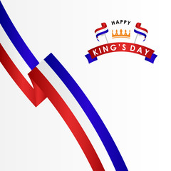 Kings Day Vector Design Template Illustration