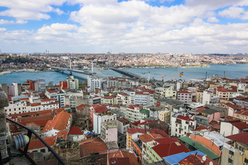 Naklejka premium Panorama of Istanbul