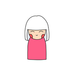 kokeshi doodle icon