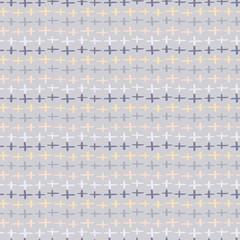 Obraz premium Hand drawn cross seamless stripe pattern. Vector design background. Pattern for fabric, backgrounds, wrapping, textile, wallpaper, apparel. Vector illustration