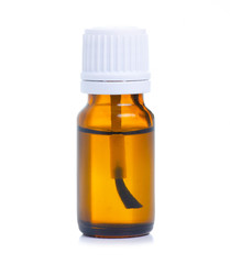 Bottle Nail Oil Cuticle on white background isolation