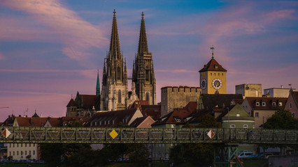 Fototapeta premium Der historische Dom von Regensburg