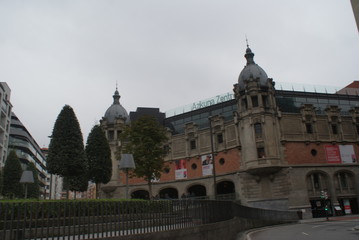 Obraz premium Bilbao is a modern and unusual Spanish city