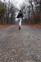 Fototapeta premium Kid Running 