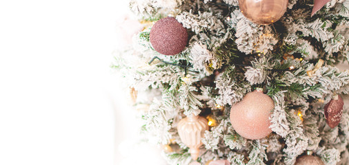 Christmas and happy new year concept, space for text for your design	