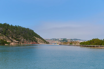 Fototapeta na wymiar São martinho do Porto Bay