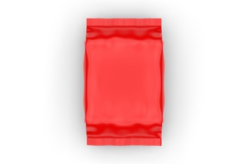 Blank Sanitary Napkin Packaging For Branding And Mock Up. 3d render illustration.