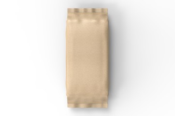 Blank Sanitary Napkin Packaging For Branding And Mock Up. 3d render illustration.