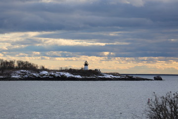 Fototapeta premium Lighthouse at Sunset