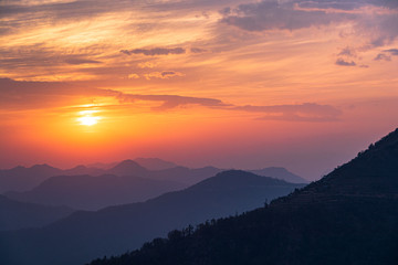 mountains in the distance