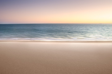 SAN NICOLAS BEACH, SONORA / MEXICO - OCTOBER 13, 2012.Sunset in San Nicolas Beach. Located near...