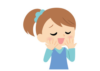 女子の表情　うっとり