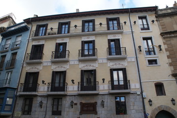 Obraz premium Pamplona is an ancient city in Navarro province in Spain