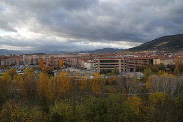 Obraz premium Pamplona is an ancient city in Navarro province in Spain