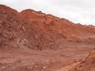 Fototapeta na wymiar Moon Valley in the Atacama Desert, San Pedro de Atacama, Chile