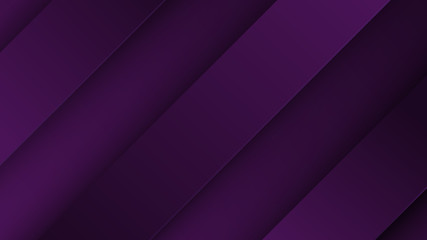 Obraz premium Purple gradient geometric background. Diagonal stripes with shadow.