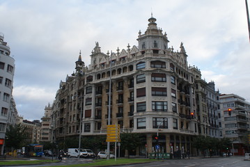 Fototapeta premium San Sebastian is a very beautiful Spanish city in the Basque Country