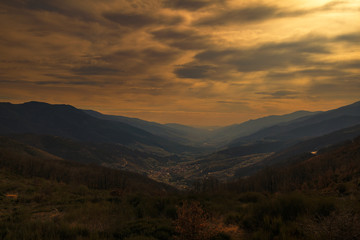 view of the valley of the jerte