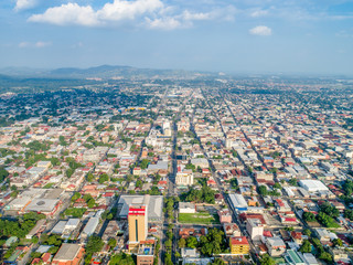 Ciudad de San Pedro Sula en Honduras