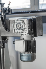 Worm motor, electric motors, induction motor and equipment for bottling lines, industrial equipment for factories. Food industry