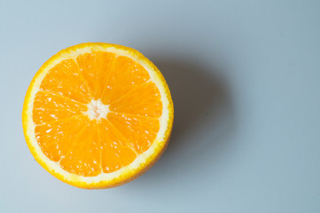 orange with a white background