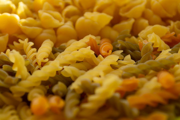 close up of pasta
