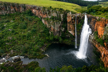 Obraz premium Beautifull Berlin Falls on the panorama route in South Africa