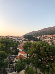 Fototapeta na wymiar view of the city of dubrovnik 