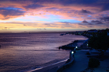 Sunset in Bonaire, Netherlands Antilles