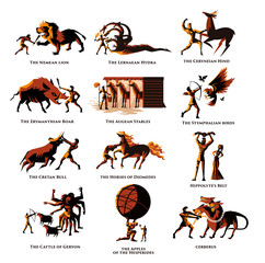 greek mythology hercules heracles 12 labours