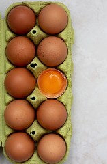 eggs in box