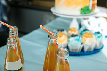 children's sweets. holiday cake. children's holiday. happy birthday.