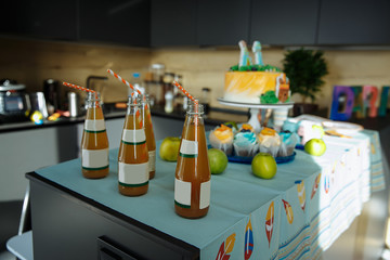 children's sweets. holiday cake. children's holiday. happy birthday.