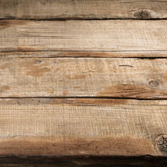 Background of four boards. Texture and pattern of old boards horizontal, perspective view