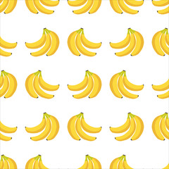  Seamless pattern with the image of bananas. Vector pattern with bananas.