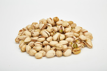Charred cashew nuts in light containers