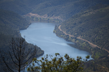 Portas de Rodao landscape nature in Vila Velha de Rodao, in Portugal