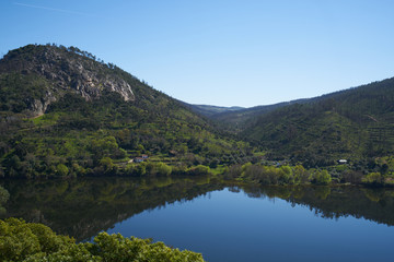 Fototapeta na wymiar Portas de Rodao landscape nature in Vila Velha de Rodao, in Portugal