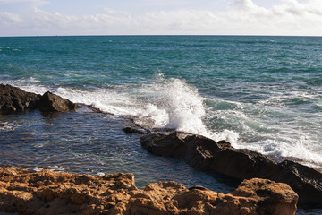 Hawaii Oahu ocean before a storm