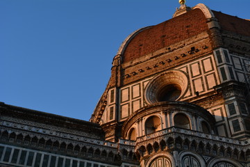 dettaglio Santa Maria del Fiore al tramonto, Firenze 