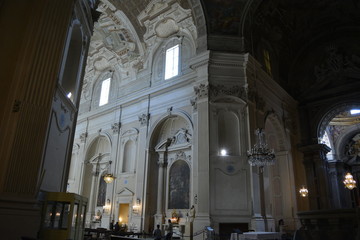 Interno chiesa barocca, Firenze